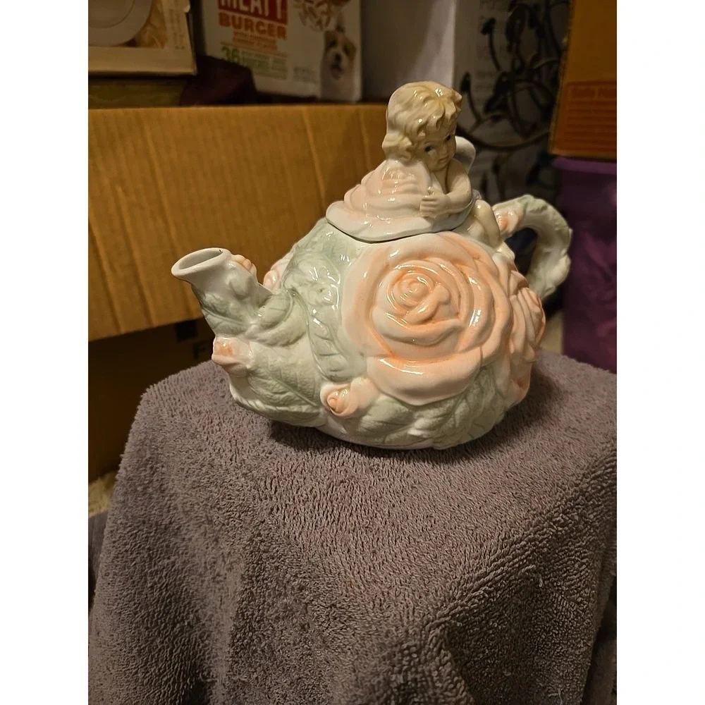 Vintage Avon Angel‎ Cherub Teapot